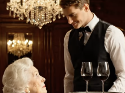 Une femme âgée entre dans un restaurant chic, révélant le mépris d’un serveur et un choc inattendu